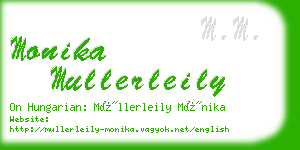 monika mullerleily business card